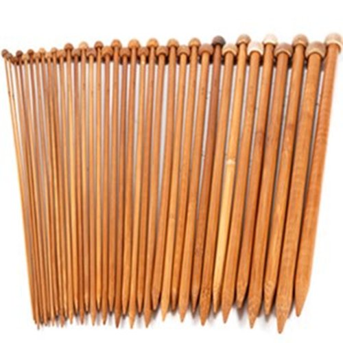 18 paires Aiguilles Bambou a Tricot Laine 2-10 ...
