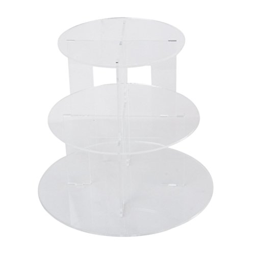 3 Etages Présentoir Cupcake Gâteau Muffin Rond ...