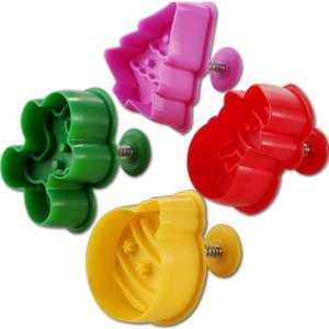 Générique 4 PCS moules 3D decoration gateau biscuit cake cadeau noel forme Bonhomme Sapin noel Gingerbread boule code EAN 6928454482910 