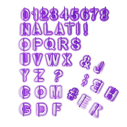 40pcs alphanumériques symboles die moule imprim...