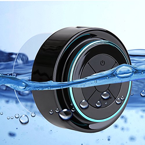 Haut-parleur de douche bluetooth, haissky certi...