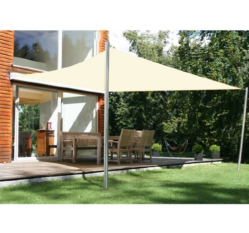 Homcom VOILE D'OMBRAGE 4X6M TOILE SOLAIRE TAUD DE SOLEIL CREME NEUF 59CW code EAN 6932185953106 