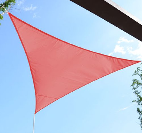 Homcom VOILE D'OMBRAGE 3X3X3M PARASOL TOILE SOLAIRE TAUD DE SOLEIL ROUGE/TERRACOTTA NEUF 33 code EAN 6932185968278 