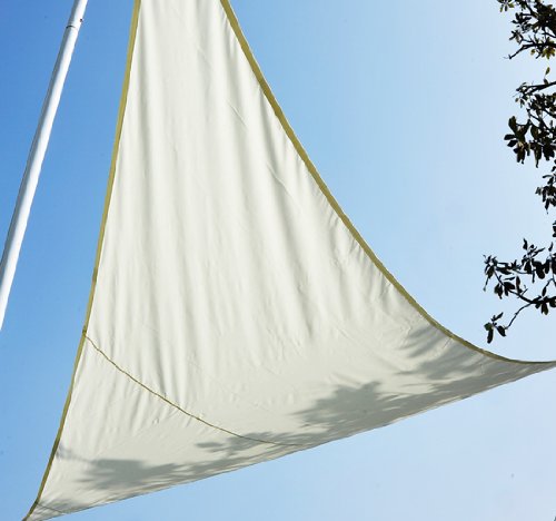 VOILE D'OMBRAGE 4X4X4M PARASOL TOILE SOLAIRE TA...