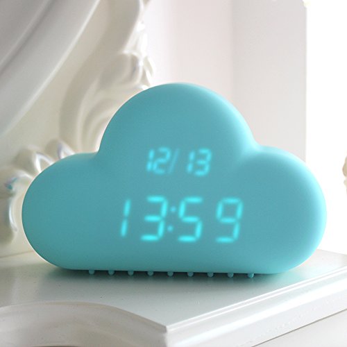 Horloge murale de nuage créatif réveil d'inhibi...