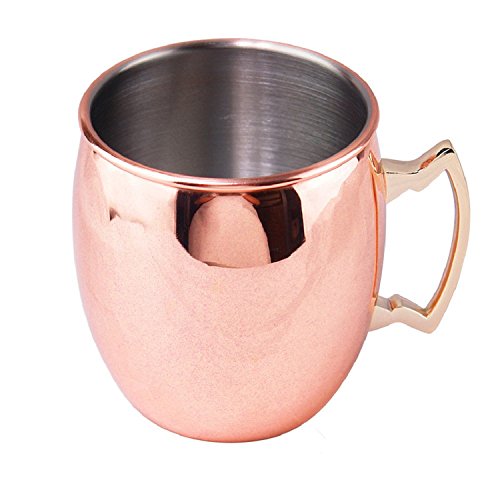 XJoel 100% Pure Solid Copper Moscou Mule Mugs C...
