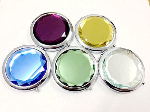 5pc sac de miroirs compact de cosmétiques avec ...