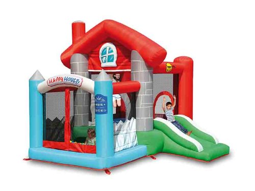 Action Air - 9315 - aire de jeu gonflable - happy house avec toboggan code EAN 6933491993152 