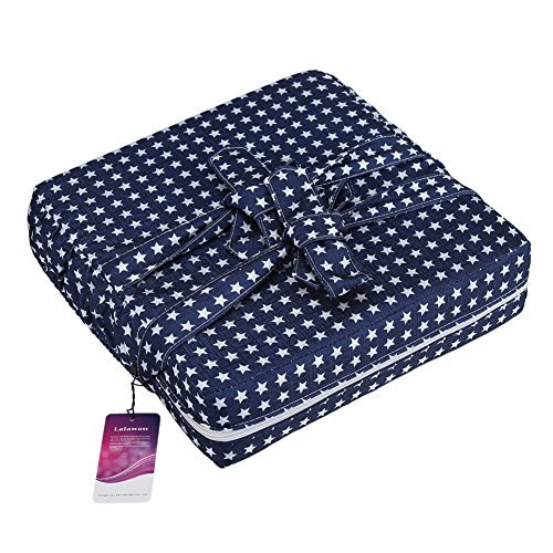 Lalawow Coussin epaisseur de chaise pour enfant antidérapage rehaussement eponge confortable pour enfant à manger (noir) 6933506669812 (6933506669812)