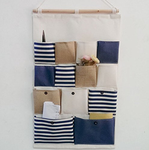 Paroi de la poche de coton accrocher sac 13 por...