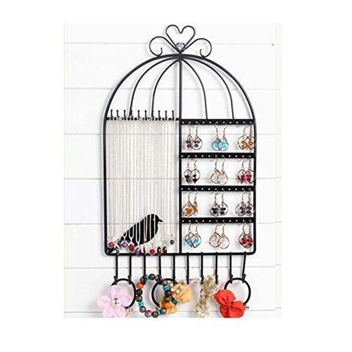 Wall mount bijoux hanger collier boucle d'oreil...