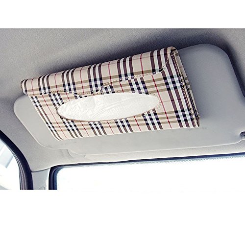 Boîte de rangement voiture pare-soleil tissue b...