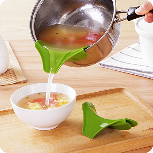 SwirlColor Gadgets de cuisine en silicone verser mess spout gratuit verser liquide soupe d'huile de bols casseroles marmites 6933510492925 (6933510492925)