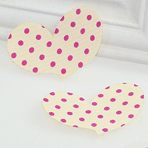 2 paires en forme de coeur publié feuilles magi...