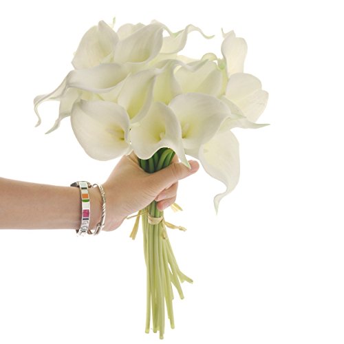 Bouquet de mariée 10 callas artificielles