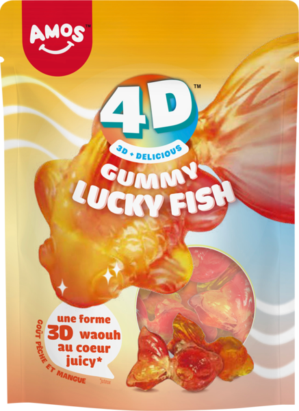 126850008  Bonbon Poisson Pêche Et Mangue Amos code EAN 6936756269573 