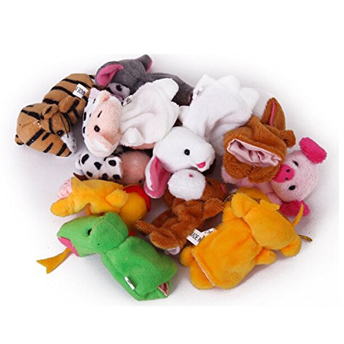 12pcs marionnette à doigt noël zodiac conte les...