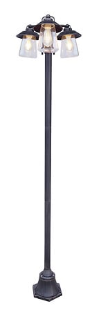 COREP Lampadaire 3l exterieur cate noir