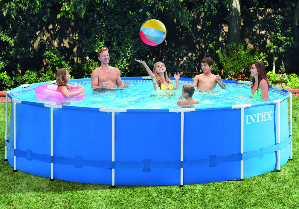 PISCINE TUBULAIRE EN MÉTAL FRAME(1)(2)(3)