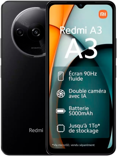  Smartphone Xiaomi Redmi A3 4G 64Go code EAN 6941812768150 