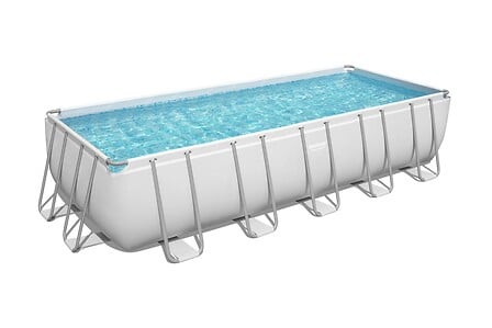 BESTWAY Piscine tubulaire Power Steel- Rectangu...