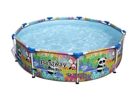 BESTWAY Piscine tubulaire Steel Pro - Ronde - D...