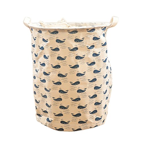 Baleine linge de coton pliable panier à linge l...