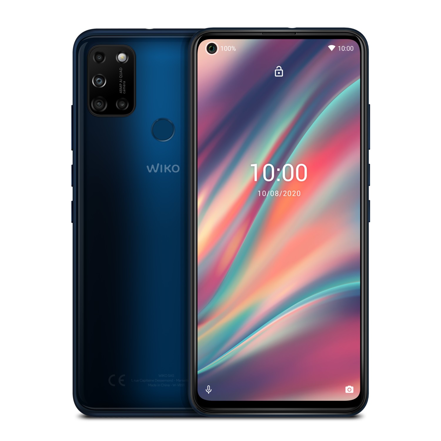 Smartphone View 5 Plus - 128 Go - Bleu WIKO
