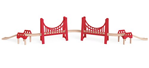 Hape - E3710 - Circuit de Train en Bois - Doubl...