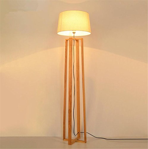 LED linge moderne abat-jour Lampe sur pied trép...