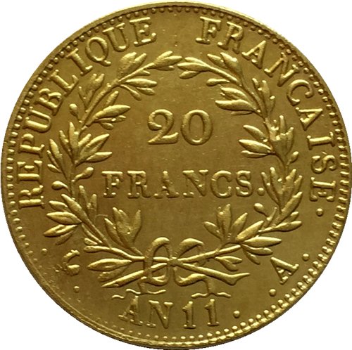 Yuan Yu Fang France 20 Francs - Napoleon I 1802 coins code EAN 6944904246932 