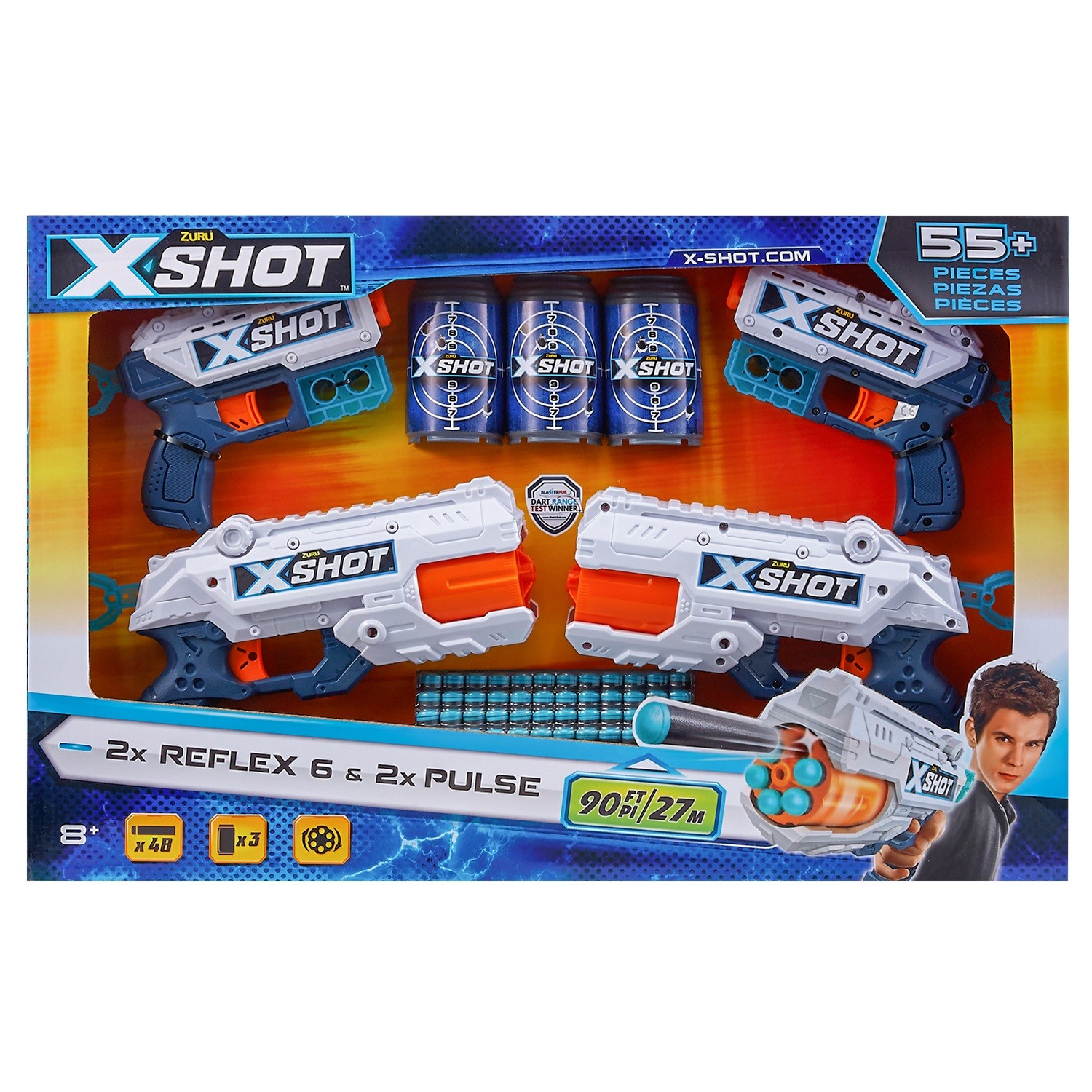 Coffret combo pack X SHOT