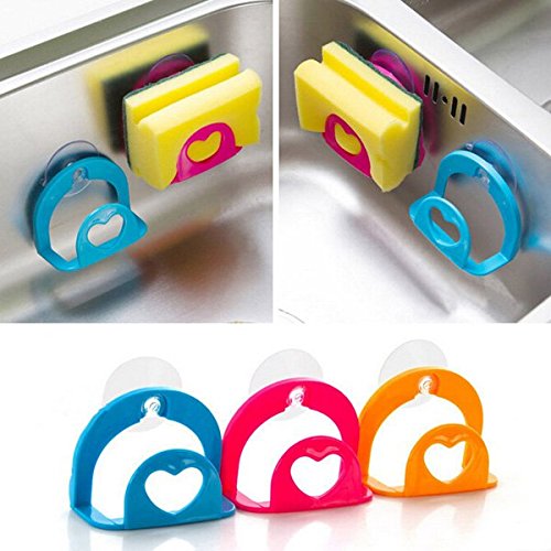 3pcs éponge de cuisine débris rack titulaire st...