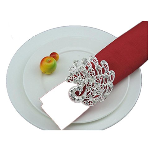 Mariage banquet 30pcs Table métal serviette ann...