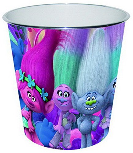 1 Poubelle en Plastique TROLLS