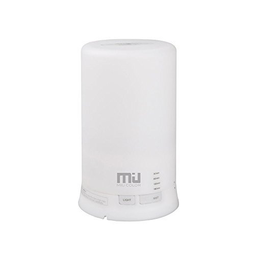 MIU COLOR Diffuseur d'huiles essentielles/diffuseur de parfum/humidificateur d'air ultrasonique avec prise ue lumière led couleurs changeantes 100ml 6951300451013 (6951300451013)