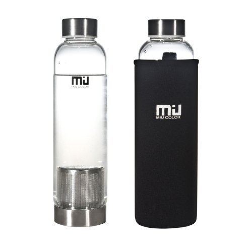 Bouteille en verre borosilicate portable 6951300451044 MIU COLOR Bouteille en verre borosilicate portable 6951300451044 MIU COLOR