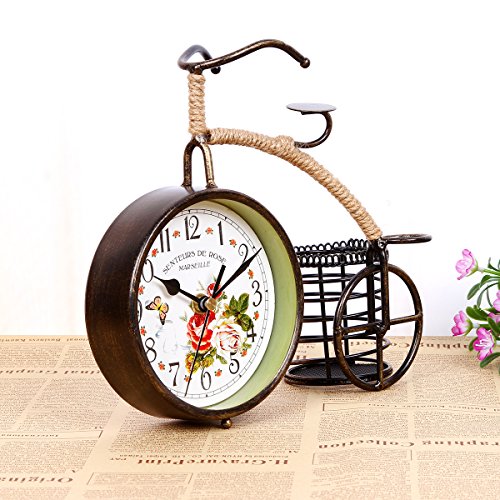 Création maison corde rétro vélo unique horloge...