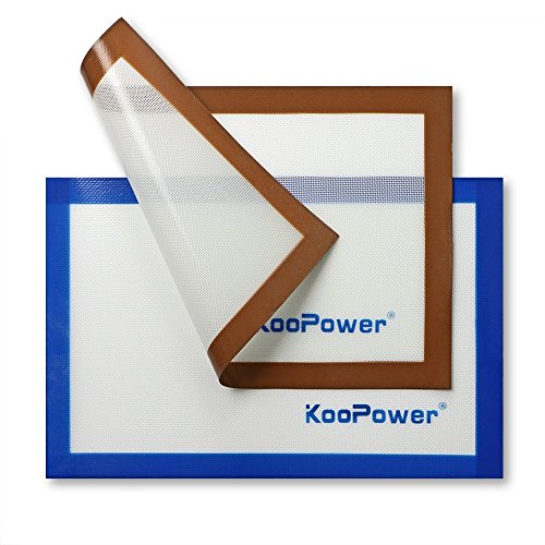 2 x tapis de cuisson en silicone antiadhérent/a...