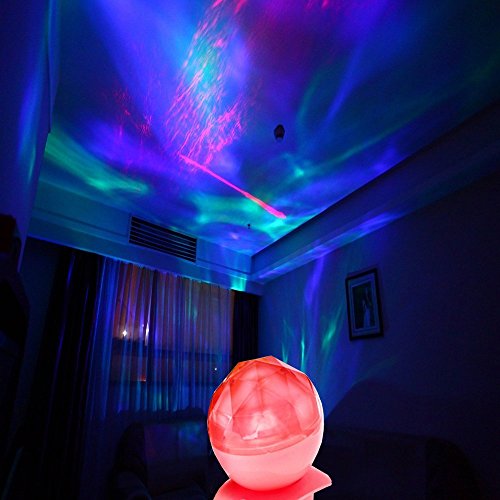Changement de couleur projection aurora led nig...