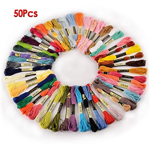 Lot de 50 pelotes de fil de coton cxc