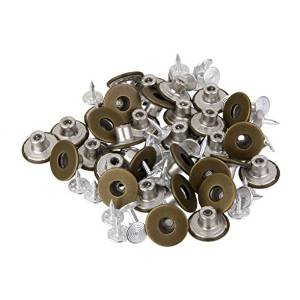 veroda Lot de 50 pas coudre boutons pression Fe...