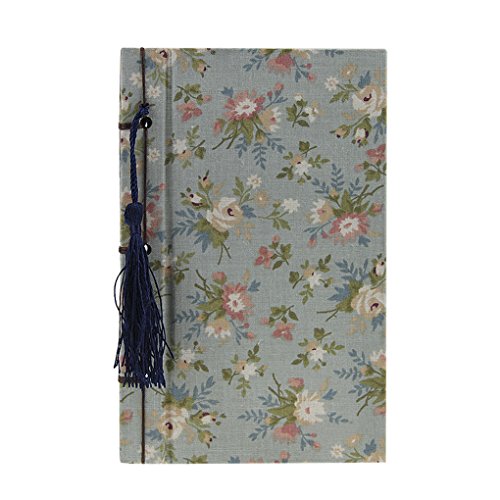 LY Carnet de croquis filé sketbook cahier blanc à dessin journal intime bloc-notes carnet de voyage couverture rigide style elégant antique 11×18cm (bleu) code EAN 6953283569969 