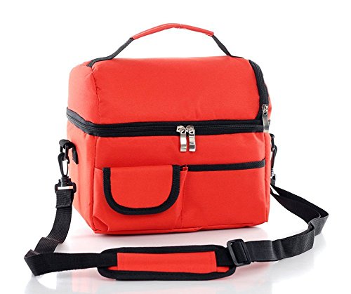 Fackface FackFace® Sac Isotherme Glacière Oxford Imperméable Grande Capacité Camping/Sport/Ecole/Travail/Maternity - Rouge 6953283570866 (6953283570866)