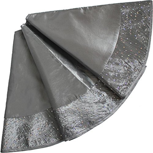 SORRENTO Sorrento Centre en imitation soie à paillettes, paillettes frontière, arbre de Noël Argenté skirt-90 cm code EAN 6954502712227 