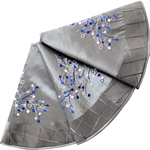 SORRENTE Deluxe brodé Pin Cône avec bordure pli...