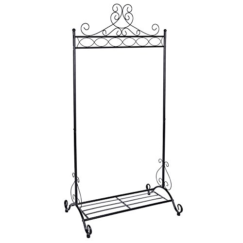 Portant à vêtement portemanteau étagère à chaus...