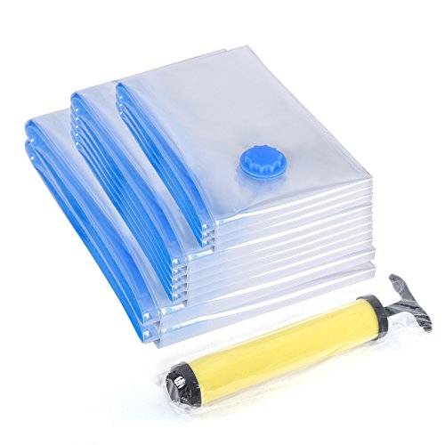 Lot de 10 sacs de rangement sous vide économise...