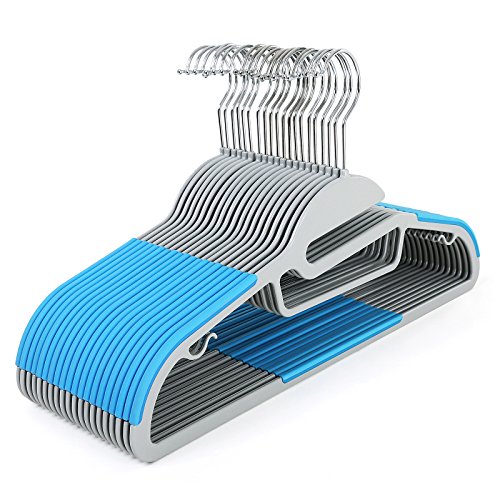 Lot de 20 anti-dérapante mince cintres en plast...