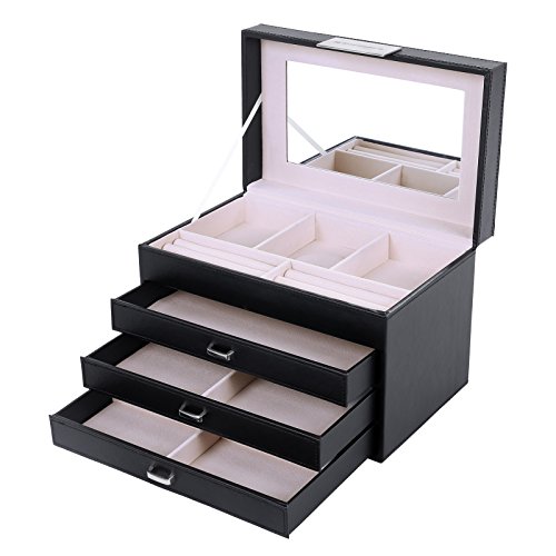 Coffret boîte à bijoux présentoirs beauty case ...